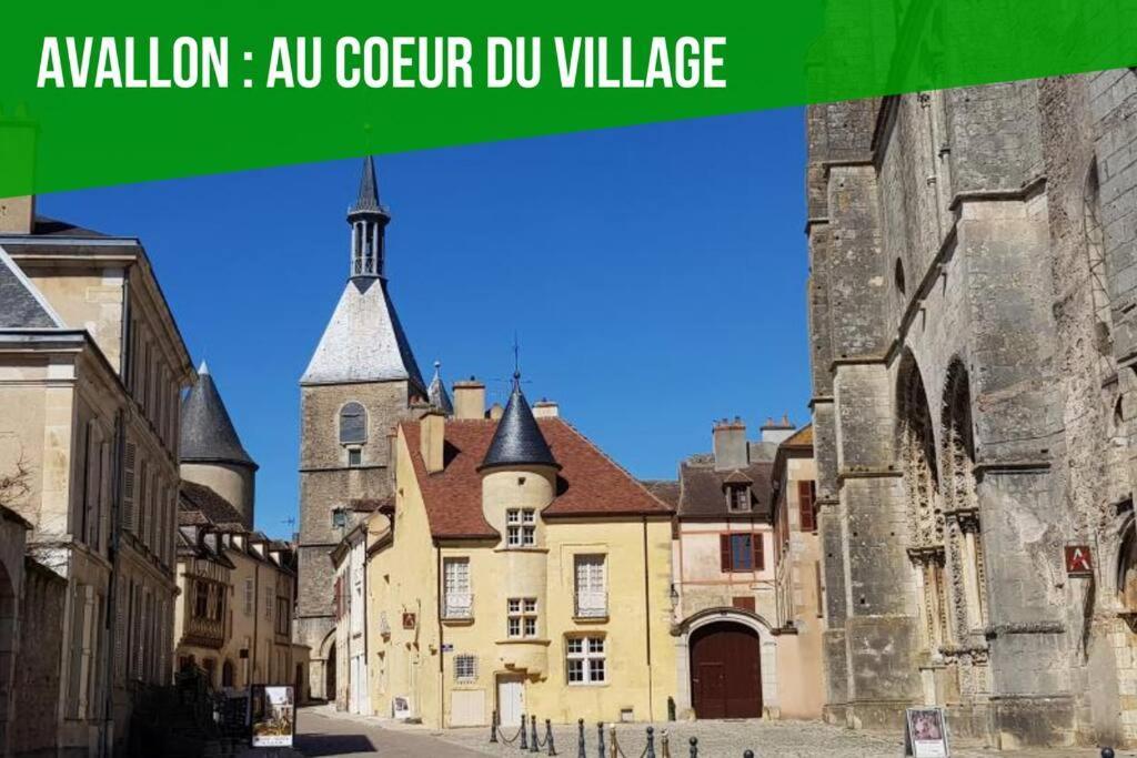 La Fontaine Neuve-Avallon-5 Personnes-1 Chambre-3 Lits-Parking-Wifi Екстер'єр фото